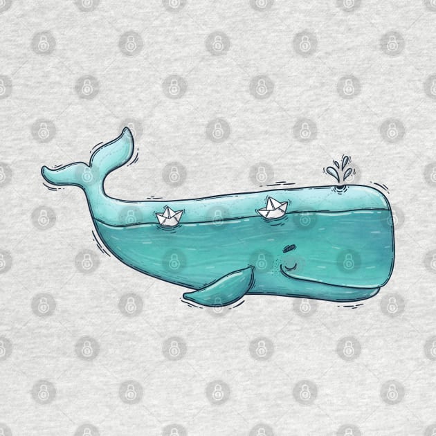 Dreamy Whale by Tania Tania